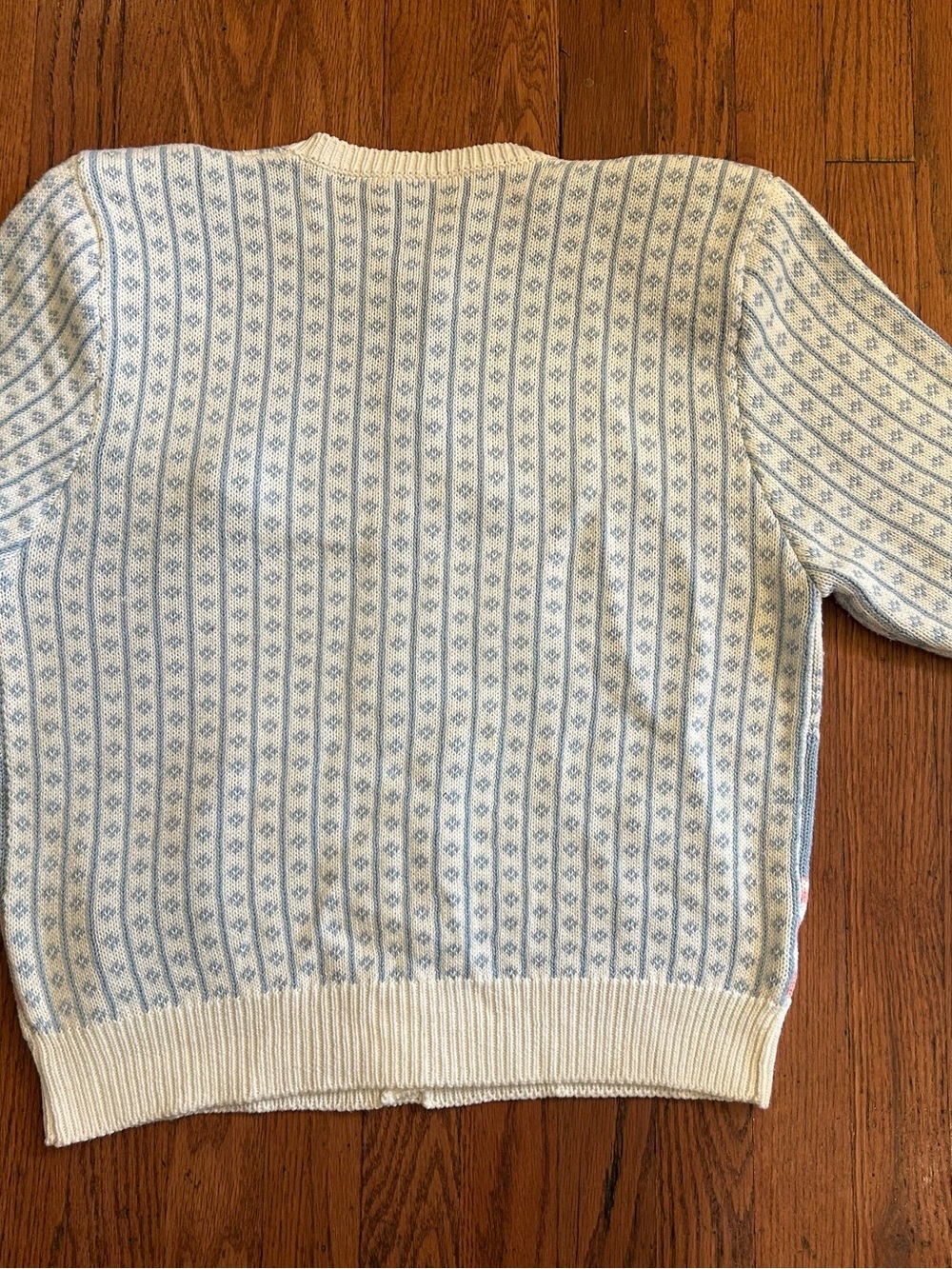 Vintage Rare Susan Bristol Hand Embroidered Novelty Cottagecore Cardigan L - Picture 7 of 8